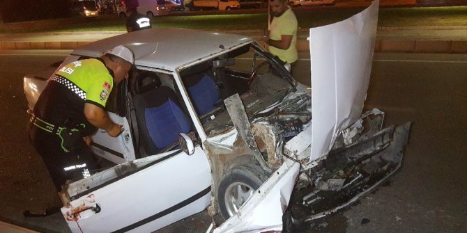 Samsun’da iki otomobil çarpıştı: 5 yaralı