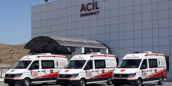 153 Acil Çağrı Merkezi Kıbrıs’ta tam donanımlı on iki ambulansıyla hizmet veriyor