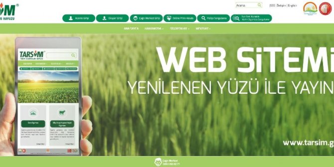 TARSİM yenilenen yüzü ile yayında