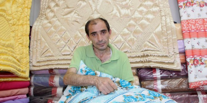 Makineler çıktı, el işi yorgancılık bitti