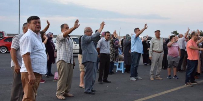 Hacı adayları uğurladı