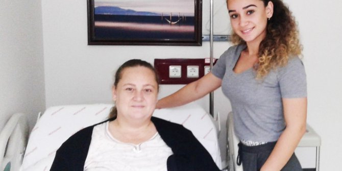 Obezite hastasının hayali kızının giysilerini giyebilmek