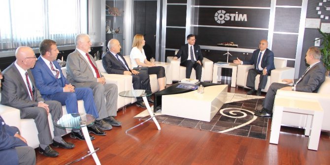Vali Topaca’dan OSTİM’e ziyaret