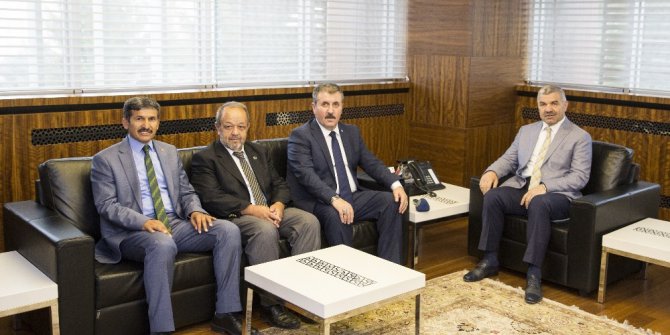 BBP Genel Başkanı Mustafa Destici, Başkan Çelik’i ziyaret etti