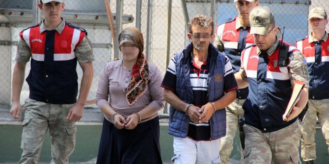 Uyuşturucu ile yakalanan karı-koca adliyeye sevk edildi