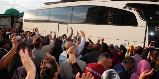Yozgat’ta hacı adayları kutsal topraklara uğurlandı