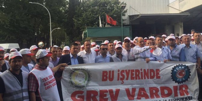 Bursa’da meşrubat fabrikasında grev