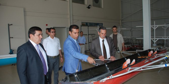 Vali Kalkancı Gazihan Dede Su Sporları Merkezini inceledi