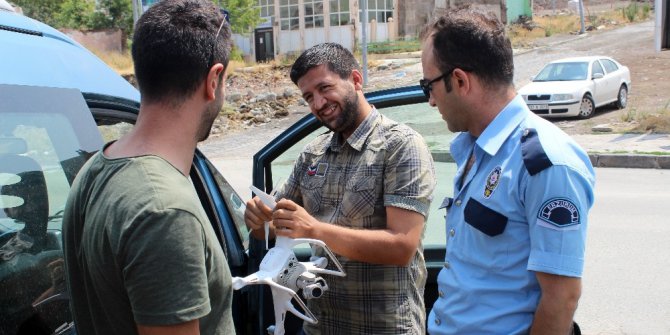İzinsiz drone uçuran şahıs gözaltına alındı