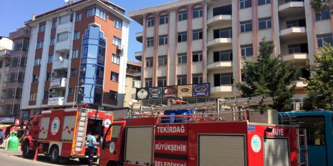 Tekirdağ’da korkutan yangın