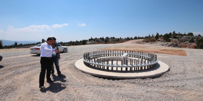 Beyşehir’de rüzgar türbini enerji santrali kuruluyor