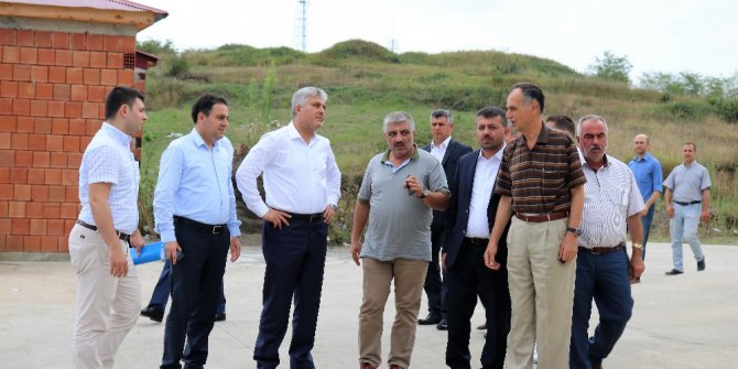 Başkan Türkmen Ak Parti Milletvekili Günnar ile Şinik OSB’yi gezdi