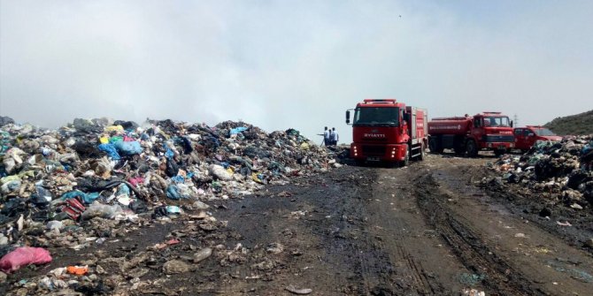 Bodrum çöplük yangını kontrol altında