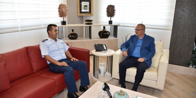 Hava Meydan Komutanından Başkan Ergün’e teşekkür