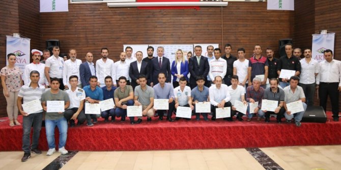 Kültür Park personeli eğitimini tamamladı, sertifika aldı