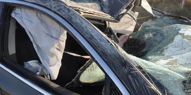 Kanala düşüp takla attı