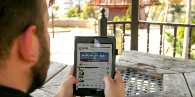 Sincan’da ücretsiz internet hizmeti