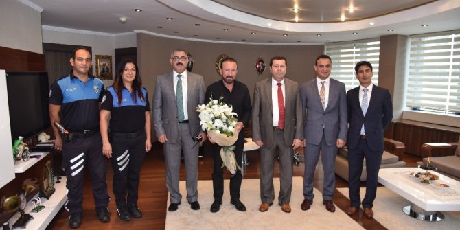 Kocaeli Emniyetinden Başkan Doğan’a ziyaret