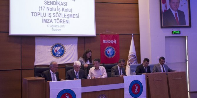 Atatürk Üniversitesi Toplu İş Sözleşmelerini İmzaladı