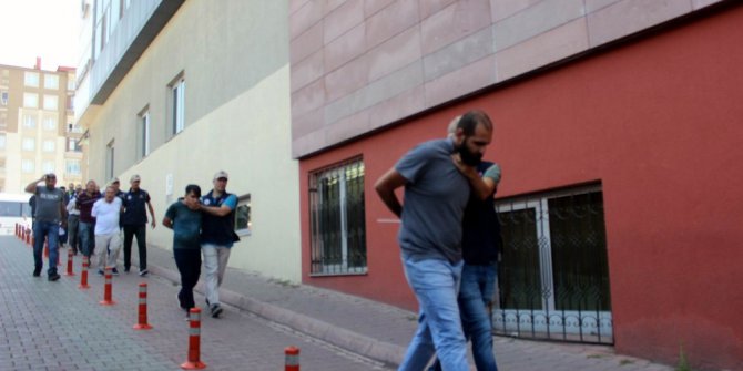 Kayseri’de PKK propagandası yapan 9 kişi adliyeye sevk edildi