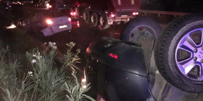 Araç ikiye bölündü