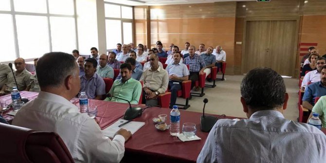 Develi’de uyuşturucuyla mücadele toplantısı yapıldı