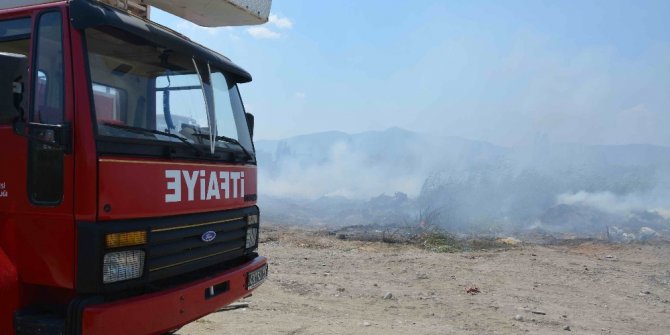 Ortaca’da çöplük yangını