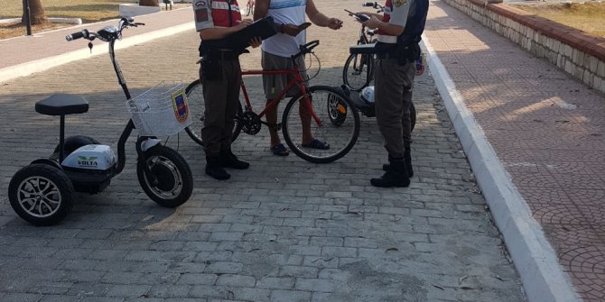 Milas sahillerinde gingerli denetim