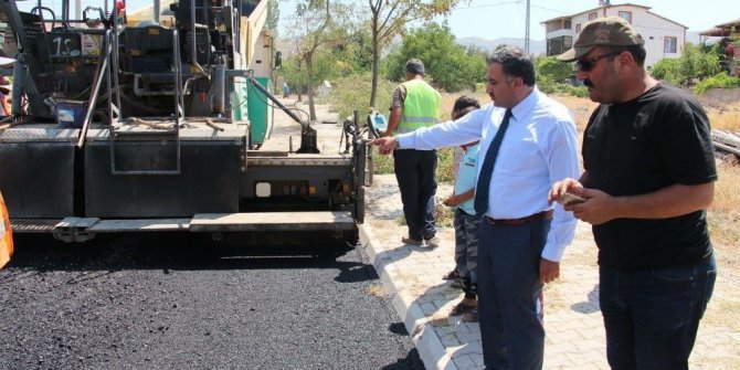 Develi Aygözme Mahallesi’nde asfalt çalışmaları sürüyor
