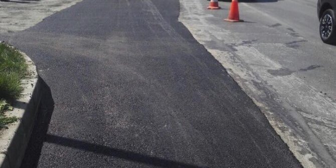 Körfez’de asfalt çalışmaları sürüyor