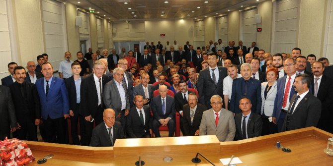 Kütahya MHP’den, Genel Başkan Devlet Bahçeli’ye ziyaret