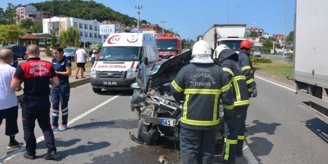 Fatsa’da trafik kazaları: 13 Yaralı