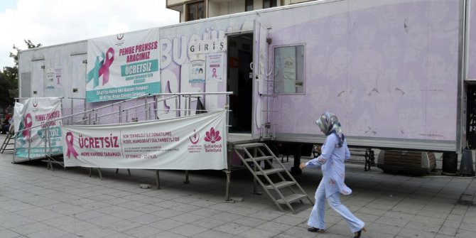 Mobil Mamografi Tırı Kent Meydanı’nda