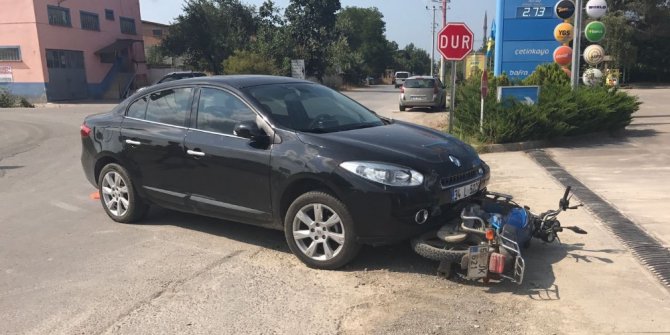 Bafra’da kaza: 2 yaralı