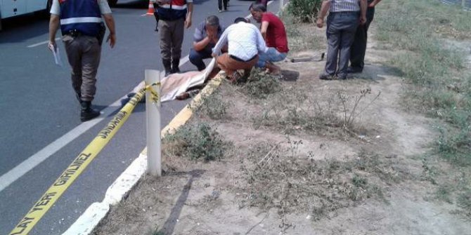 Otomobilin çarptığı yaya öldü