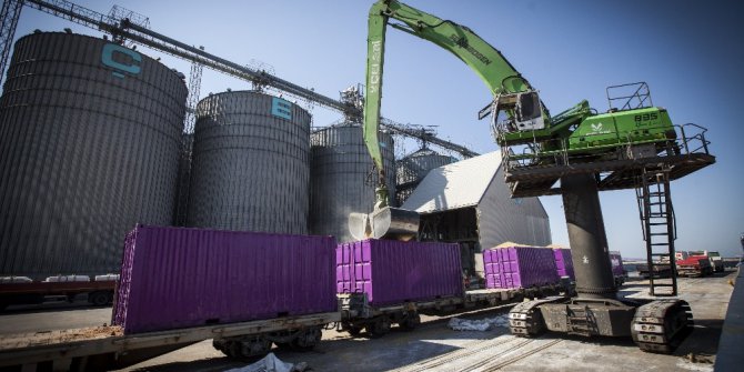 Bandırma Limanı’nda modern taşımacılık