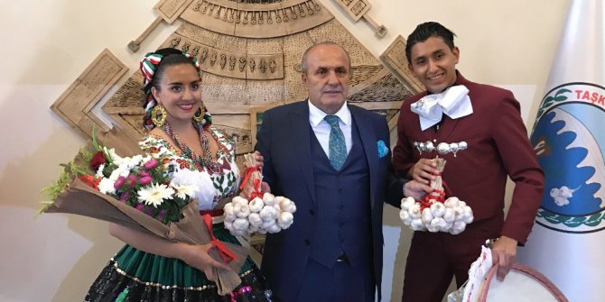 Taşköprü’de yabancı gruplarla resepsiyon yapıldı