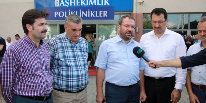 Başkan Toçoğlu ve Sakaryalı vekiller, traktör kazasında yaralanan işçileri ziyaret etti