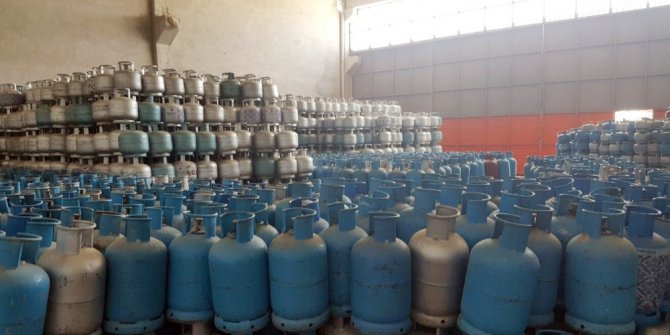 Şanlıurfa’da 7 bin adet kaçak tüp ele geçirildi