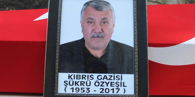 Kıbrıs gazisi son yolculuğuna uğurlandı
