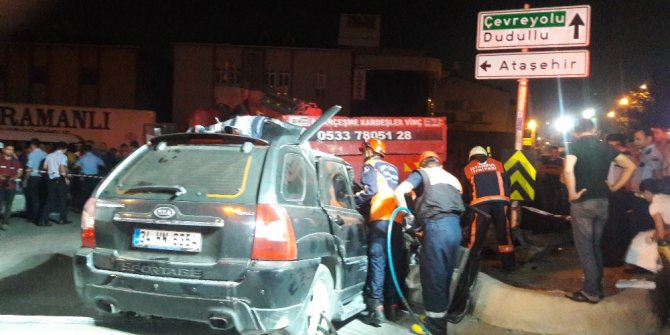 Ataşehir’de feci kaza: 2 kişi hayatını kaybetti