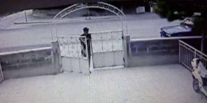 Akü hırsızları güvenlik kamerasına yakalandı