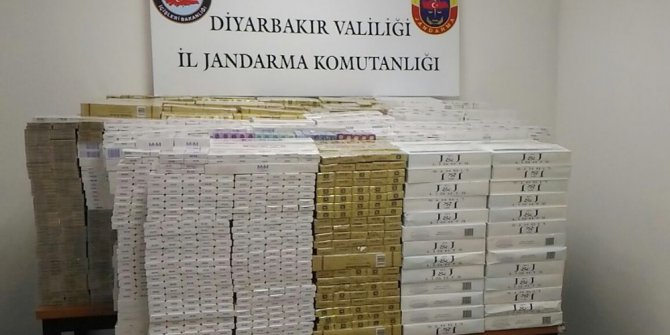 Kargo şirketinin deposunda kaçak sigara ele geçirildi