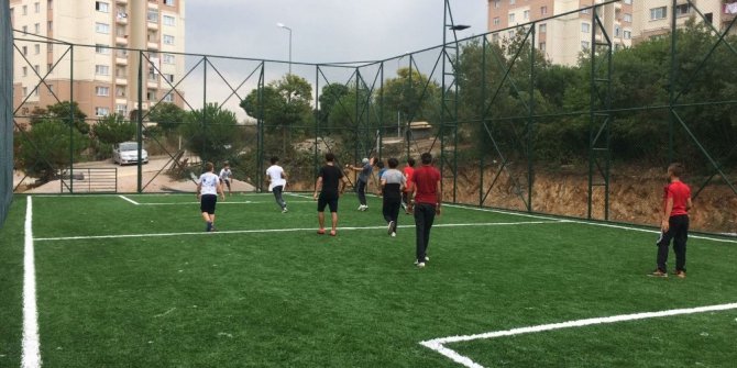 Akpınar Toki’ye basketbol ve  futbol sahası