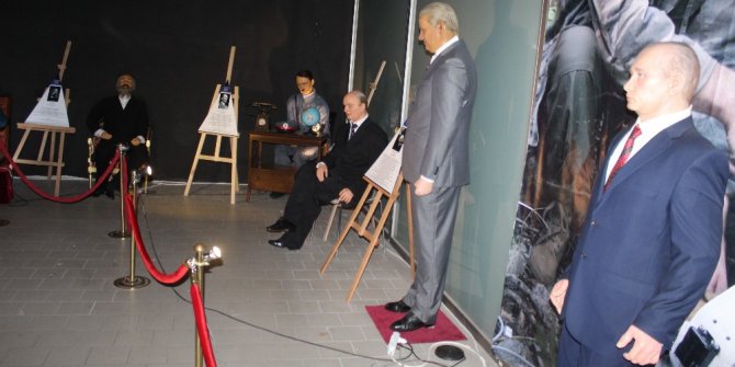 Malatya Park’ta balmumu heykel sergisi