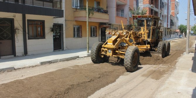 Turgutlu’da altyapısı tamamlanan sokaklar yenileniyor