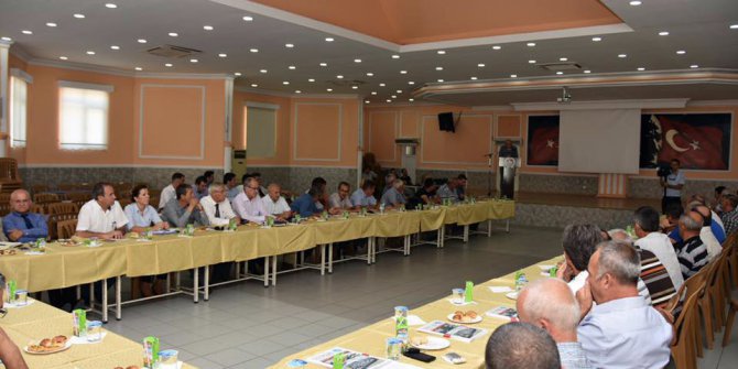 Şarköy’de muhtarlar toplantısı düzenlendi