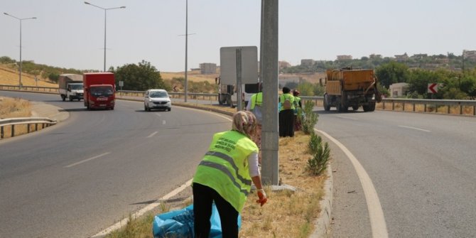 Siirt’te yol kenarları temizleniyor