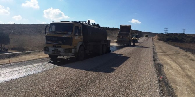 Çanakkale’de asfaltlama çalışmaları