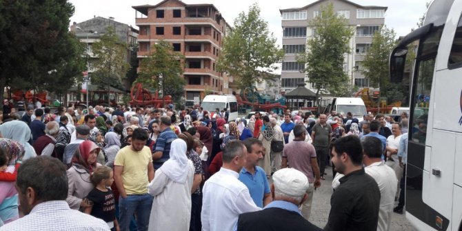Hacı adayları kutsal topraklara uğurlandı